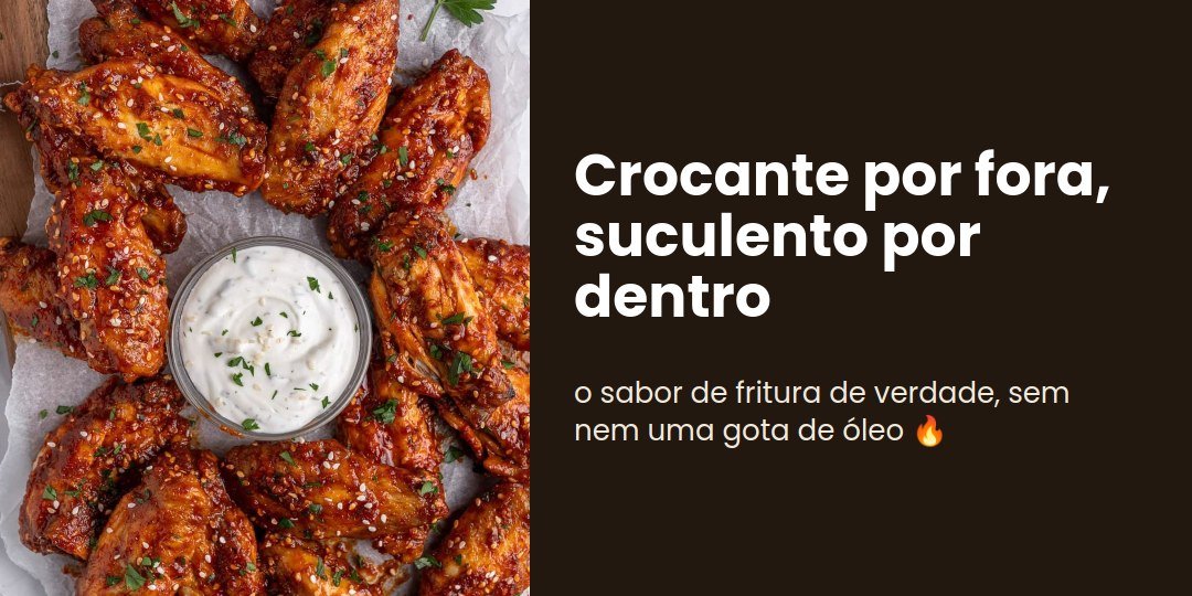 Crocante por fora, suculento por dentro